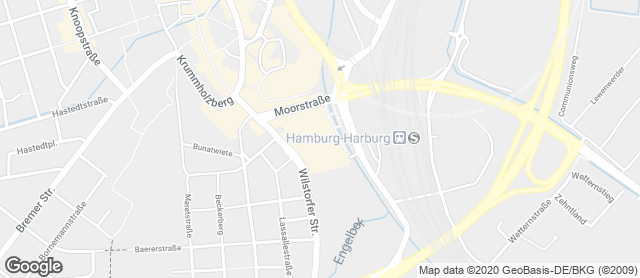 Karte mit Standort von Dat Backhus Phönix Center Harburg