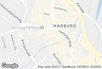 Karte mit Standort von Dat Backhus Harburg Arkaden