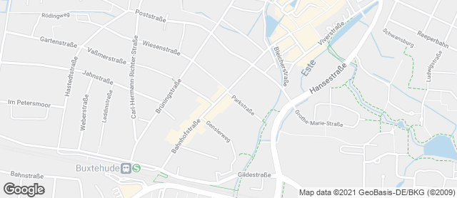 Karte mit Standort von Bäckerei Dietz - Fil. Buxtehude