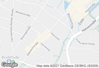 Karte mit Standort von Bäckerei Dietz - Fil. Buxtehude