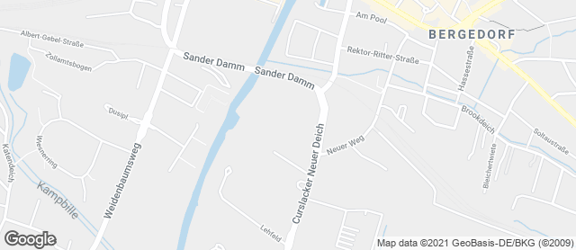 Karte mit Standort von Dat Backhus Bauhaus Bergedorf