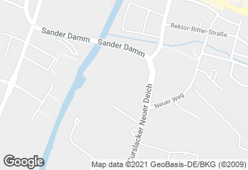 Karte mit Standort von Dat Backhus Bauhaus Bergedorf