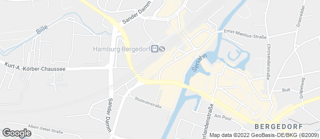 Karte mit Standort von Bäckerei/Konditorei H. von Allwörden GmbH