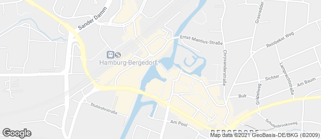 Karte mit Standort von Springer Bio-Backwerk Bergedorf