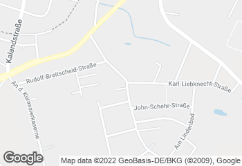 Karte mit Standort von Bäckerei-Konditorei Kurzweg