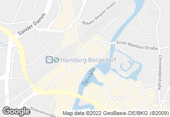 Karte mit Standort von Braaker Mühle / Bergedorf (bei Rossmann)