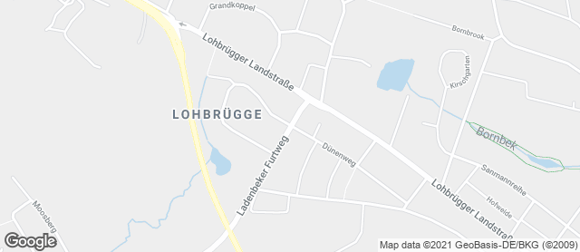 Karte mit Standort von Bäckerei & Konditorei L. Daube KG Filiale Ladenbeker Furtweg