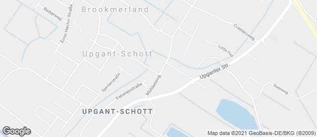Karte mit Standort von Bäckerei-Konditorei Thesinga GmbH