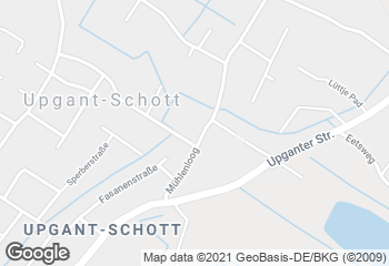 Karte mit Standort von Bäckerei-Konditorei Thesinga GmbH
