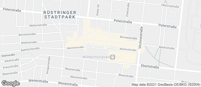 Karte mit Standort von Müller & Egerer Bäckerei Konditorei Marktstraße