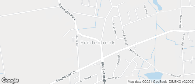 Karte mit Standort von Der Freden-Bäcker GmbH