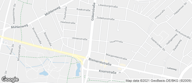 Karte mit Standort von Bäckerei  Zollenkopp, Inh. Bernd Abken e. K.