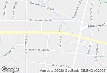 Karte mit Standort von Stadtbäckerei Siemens GmbH