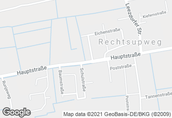 Karte mit Standort von Bäckerei-Konditorei Thesinga GmbH