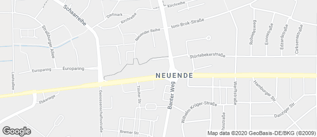 Karte mit Standort von Bäckerei Kempe