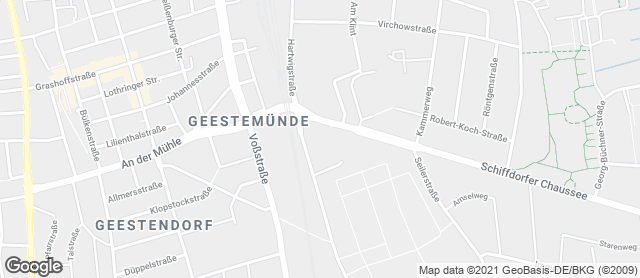 Karte mit Standort von "Stadtbäckerei Engelbrecht "Schiffdorfer Chaussee"