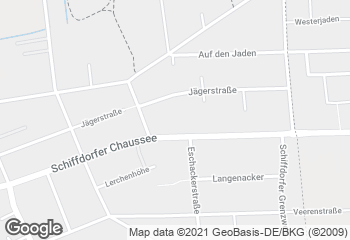 Karte mit Standort von Starke Bäcker Schiffdorfer Chaussee