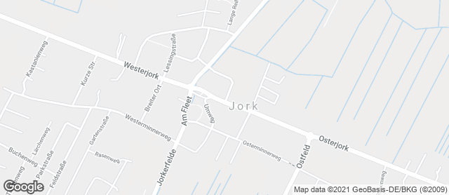 Karte mit Standort von Bäckerei Dietz - Fil. REWE Jork
