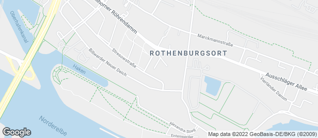 Karte mit Standort von Junge Die Bäckerei. -  Brotretter Rothenburgsorter Marktplatz