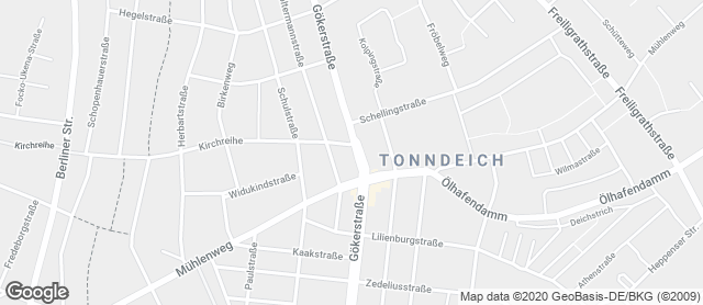 Karte mit Standort von Kempe Ihr Bäcker