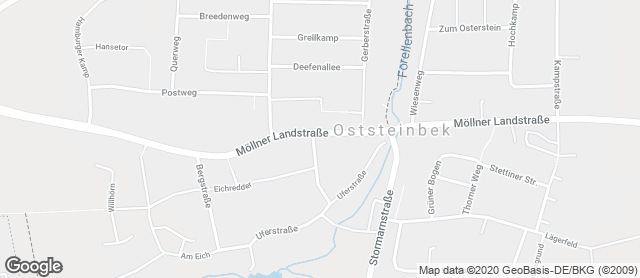 Karte mit Standort von Bäckerei & Konditorei Meyns GmbH & Co. KG