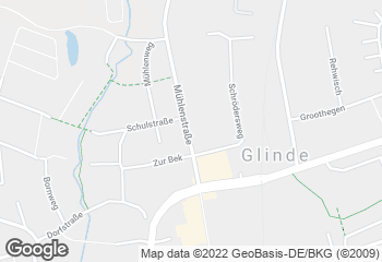 Karte mit Standort von Stadtbäckerei Glinde GmbH