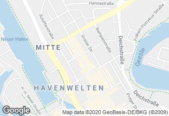 Karte mit Standort von Stadtbäckerei Engelbrecht "Bürger 81"