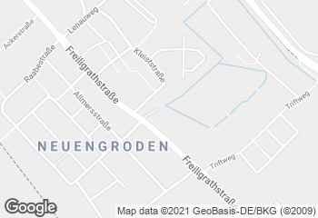 Karte mit Standort von Müller & Egerer Bäckerei und Konditorei GmbH