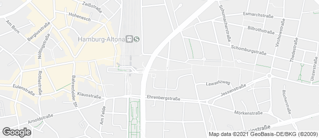 Karte mit Standort von Dat Backhus Altona Neue Große Bergstraße
