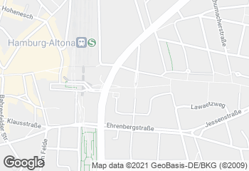 Karte mit Standort von Dat Backhus Altona Neue Große Bergstraße