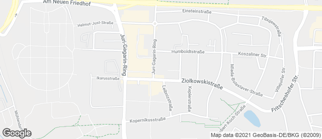 Karte mit Standort von Bäckerei-Konditorei Kadatz