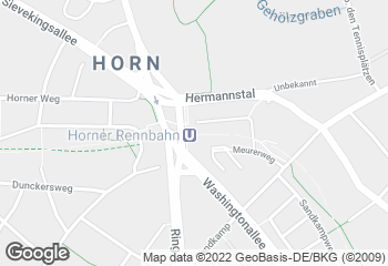 Karte mit Standort von Bäckerei/Konditorei H. von Allwörden GmbH