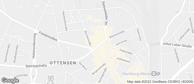 Karte mit Standort von Bäckerei/Konditorei H. von Allwörden GmbH