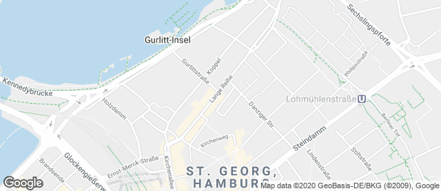 Karte mit Standort von Stadtbäckerei am Gänsemarkt