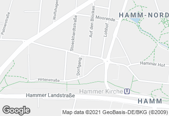 Karte mit Standort von Dat Backhus Carl-Petersen-Straße