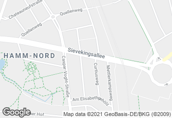 Karte mit Standort von Dat Backhus Sievekingsallee