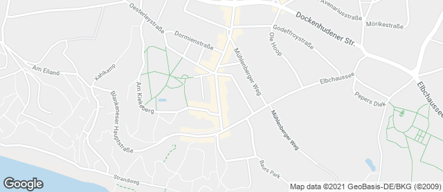 Karte mit Standort von Körner Bäckerei - bei Feinkost Kröger/Edeka Blankenese