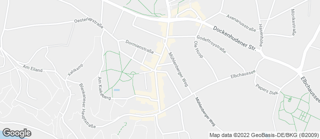 Karte mit Standort von Junge Die Bäckerei. - Blankeneser Bahnhofstraße 29