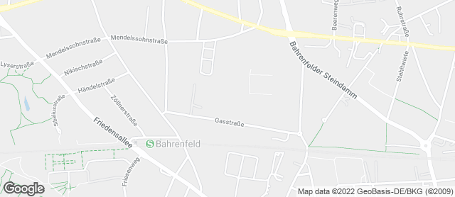 Karte mit Standort von Bäckerei/Konditorei H. von Allwörden GmbH