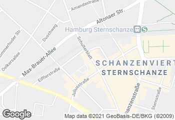 Karte mit Standort von Schmidtchen Schanze
