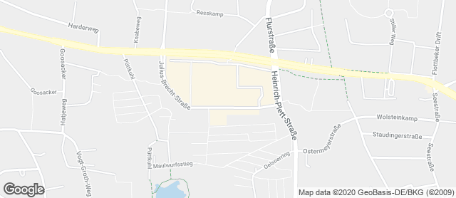 Karte mit Standort von Dat Backhus Elbe Einkaufszentrum