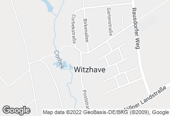 Karte mit Standort von Braaker Mühle - Witzhave