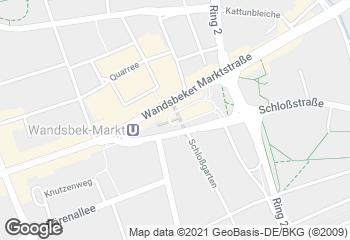 Karte mit Standort von Dat Backhus U-Bahn Wandsbek Markt