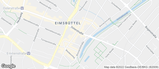 Karte mit Standort von Junge Die Bäckerei. - Osterstraße 9