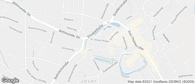 Karte mit Standort von Lorenz Bäcker Victorbur GmbH (EDEKA St. Annen)