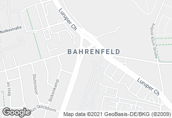 Karte mit Standort von Körner Bäckerei - Bahrenfeld Trabrennbahn