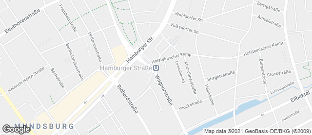 Karte mit Standort von Dat Backhus U-Bahn Hamburger Straße