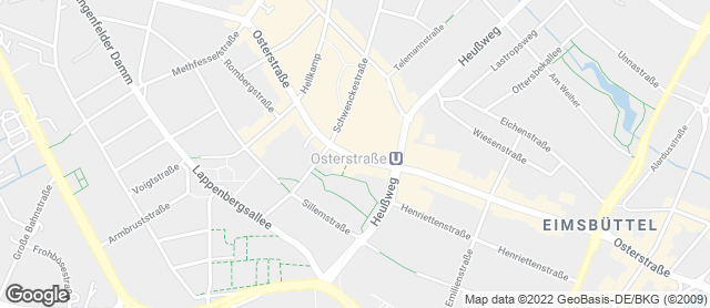 Karte mit Standort von Junge Die Bäckerei. - Osterstraße 128