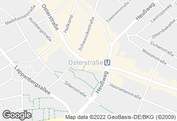 Karte mit Standort von Junge Die Bäckerei. - Osterstraße 128