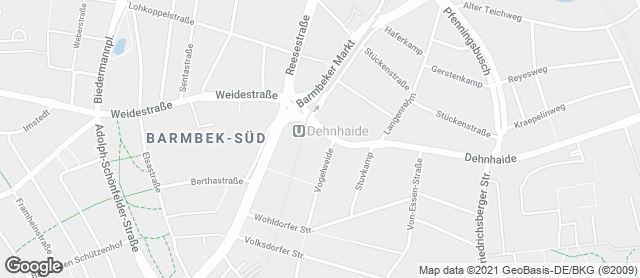 Karte mit Standort von Bäckerei & Konditorei L. Daube KG  Filiale Dehnhaide